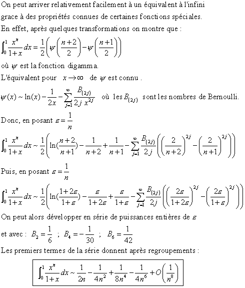 D�veloppement limit�