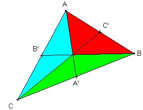 question niveau college sur des aires dans un triangle