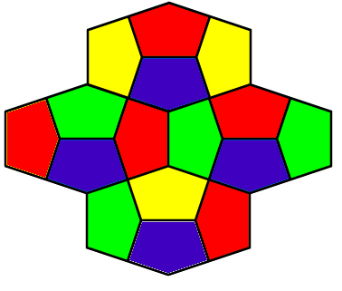 Le dallage color�.