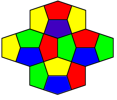 Le dallage color�.