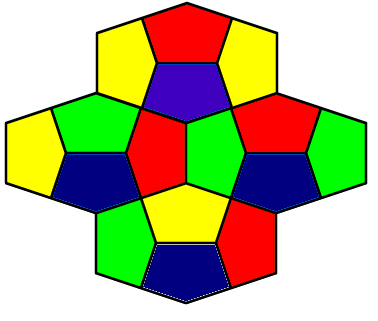 Le dallage color�.