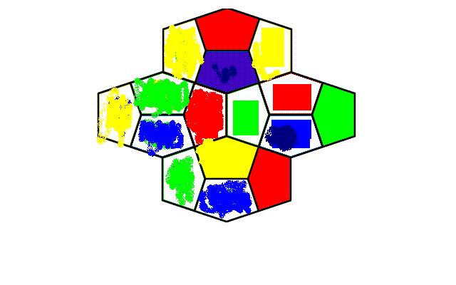 Le dallage color�.