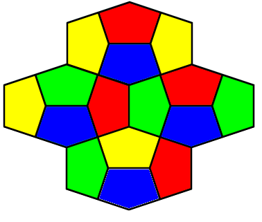 Le dallage color�.