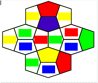 Le dallage color�.