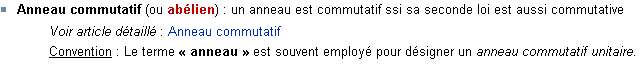 anneaux et corps