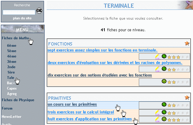 les primitives