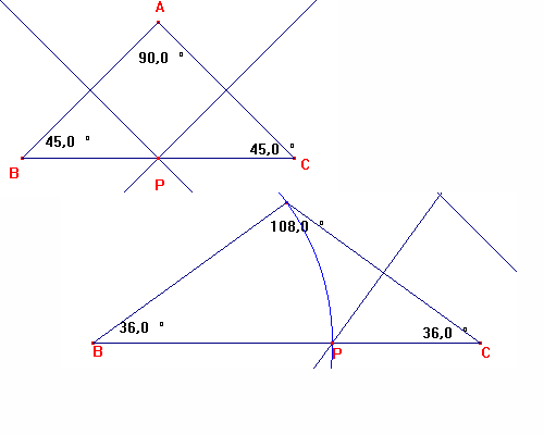 Terrain triangulaire.