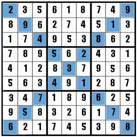 Sudoku (1) et diagonales