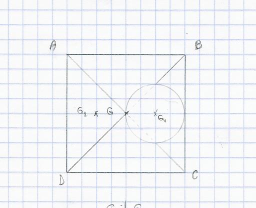 Centre d inertie en rapport avec barycentre