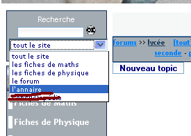 Nouveau moteur de recherche (test)