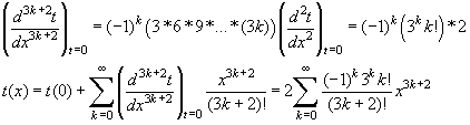 serie entiere et equation diff