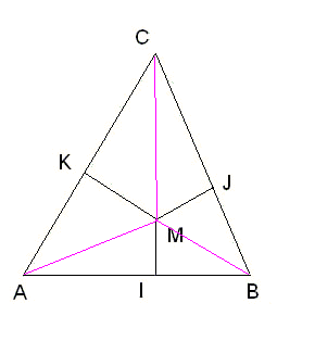Exercice sur un triangle equilateral