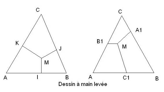 Exercice sur un triangle equilateral