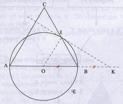 Cercle et triangle �quilat�ral.