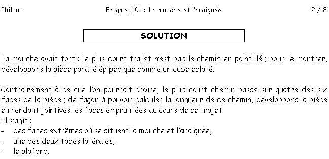 Prise d initiative dans un cube