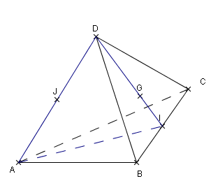 Etude d un t�tra�de dans l espace