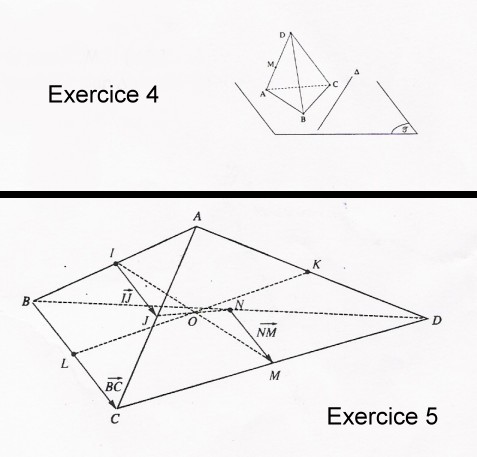 Exercices de G�om�trie dans l espace
