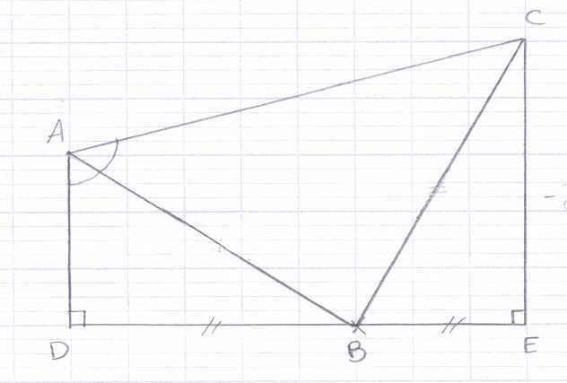 triangles (semblables) exercice de mathématiques de seconde 74333