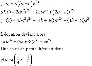 Equation diff�rentielle