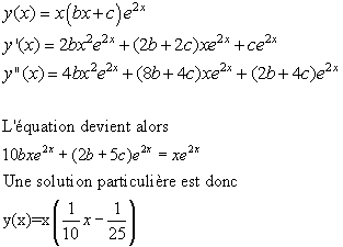 Equation diff�rentielle