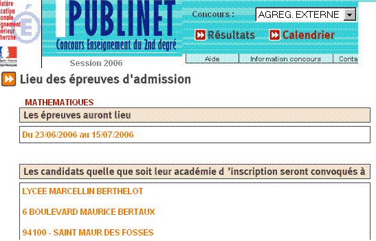 Agr�gation externe ....