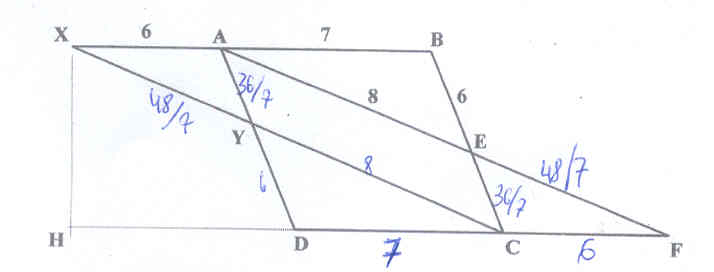 triangles semblales thales trigonomtrie