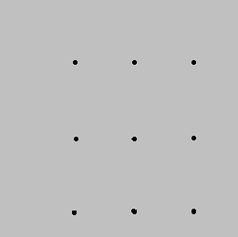 9 points et 4 droites.