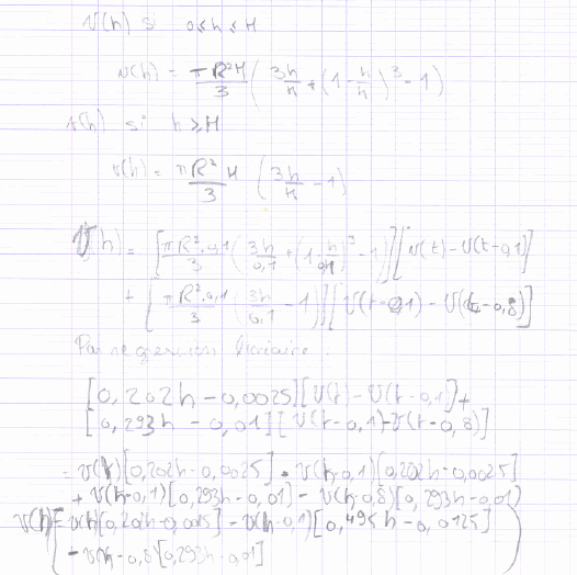 Calcul du volume d\'une cuve