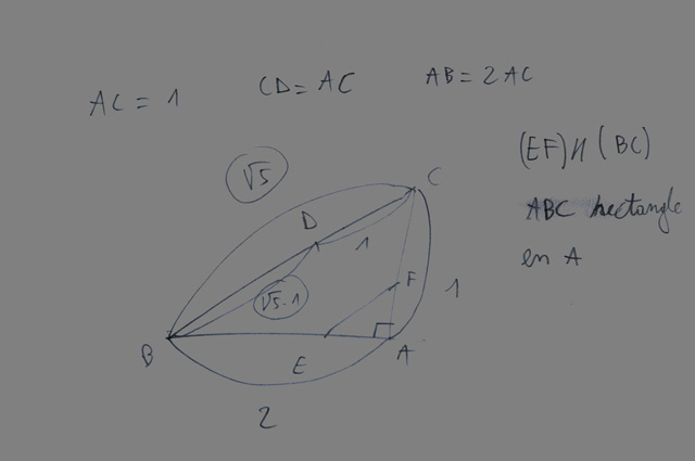 Problme de calcul avec longueur de triangle