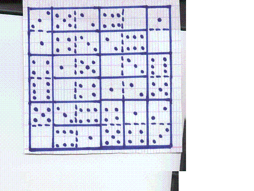 DEFI 98 : Les dominos.