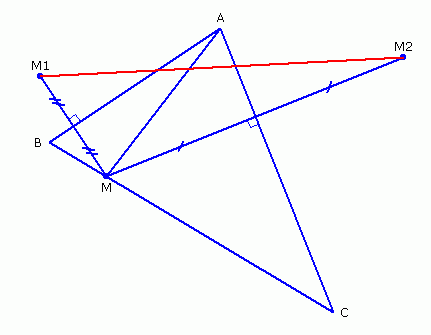 Géométrie euclidienne pas évidente