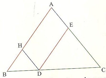 triangles et scantes [ thoreme de thals ] 4eme