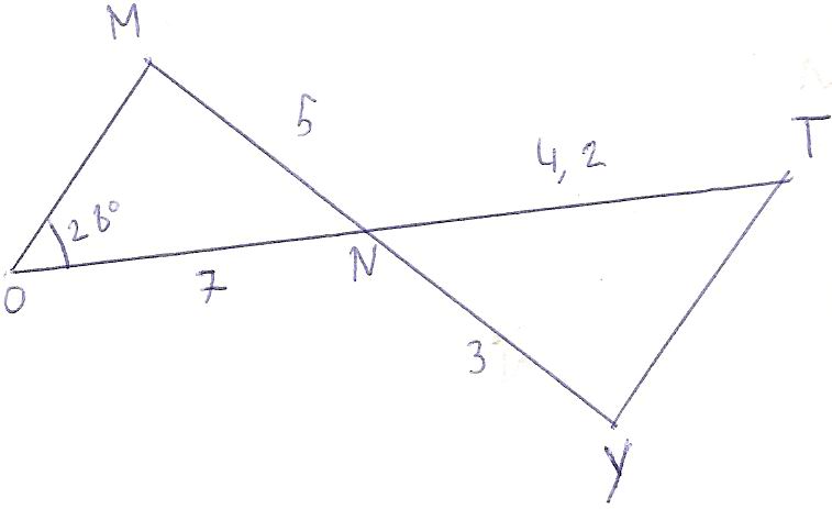 calcule d\'angle impliquant thals