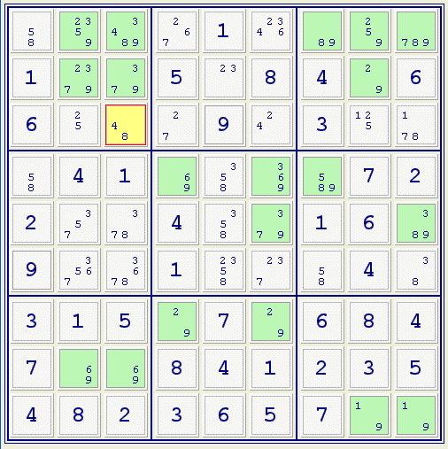 Problème de résolution d\'un Sudoku Diabolique