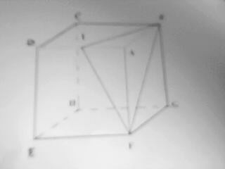 Cube : projection orthogonal