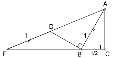 Probl�me triangle rectangle , produit scalaire  ... 1�re S