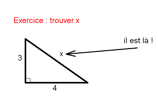 JFF un exercice sur le thorme de Pythagore