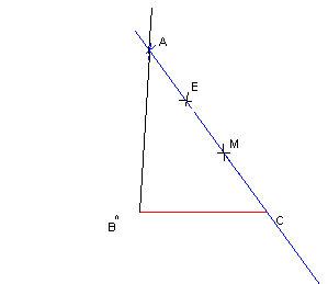g�om�trie , segment et ligne droite.