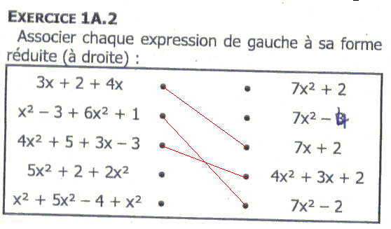 calcul litteral
