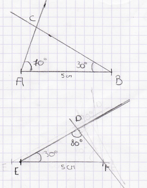Triangle isomtrique