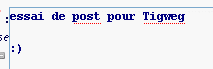 Bug sur un topic