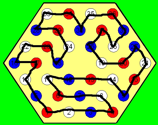 Enigmo 48 : Bleu-Blanc-Rouge dans l\'Hexagone  