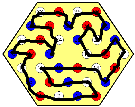 Enigmo 48 : Bleu-Blanc-Rouge dans l\'Hexagone  
