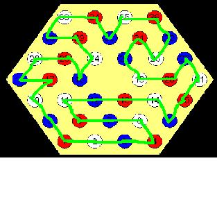 Enigmo 48 : Bleu-Blanc-Rouge dans l\'Hexagone  