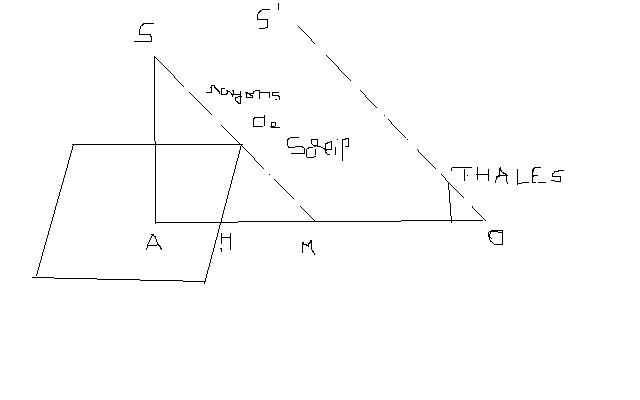 Exercie Maths (Theoreme de thals)