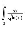 Calcul d\'intgrale dfinie par la mthode des moindres carrs.