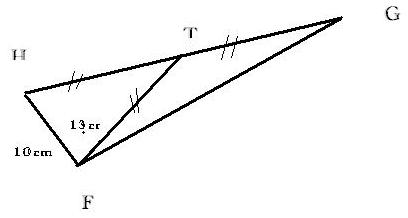 Triangle rectangle et mediane