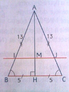 2nde : calcul de primtre d\'un triangle isocle 
