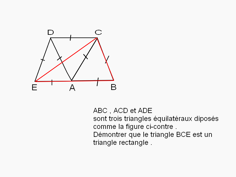  demontrer que le triangle est  rectangle 