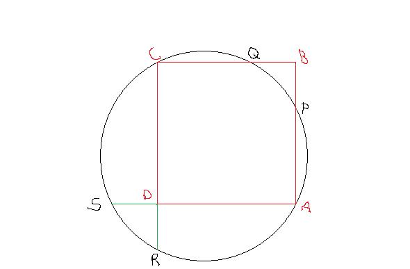 cercle et triangle equilateral